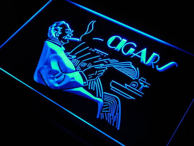 Cigars Shop Display Lure Neon Light Sign